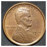 1914 Lincoln Wheat Cent High Grade