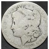 1902-S Morgan Silver Dollar, Better Date
