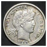 1899 Barber Silver Dime