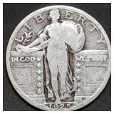 1925 Standing Liberty Silver Quarter
