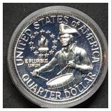 1976 Bicentennial Proof Silver Drummer Boy Quarter