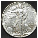 1943 Walking Liberty Silver Half Dollar High