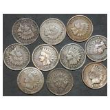 10 Nicer Indian Head Cents