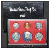 1980 US Mint Proof Set w/ SBA Dollar