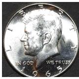 1965 Kennedy 40% Silver Half Dollar Gem BU