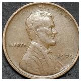 1909 Lincoln Wheat Cent 1st Year Coin