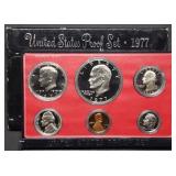 1977 US Mint Proof Set w/ Ike Dollar