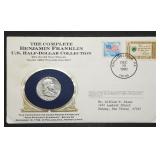 1963 Franklin Silver Half Dollar on Card