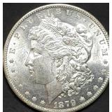 1879-S Rev of 78 Morgan Silver Dollar Gem BU