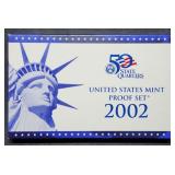 2002 US Mint Proof Set MIB
