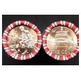 2009 Lincoln Bicentennial Penny 2 Gem BU Rolls
