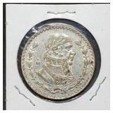 1961 Mexico Silver Peso Coin