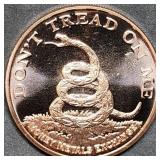 1oz Copper Bullion Don