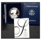 2005 W 1oz Proof Silver Eagle MIB with Cert