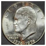 1976 Bicentennial Silver Ike Dollar Gem BU
