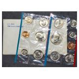 1980 US Double Mint Set in Envelope, With SBAs