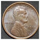 1912 Lincoln Wheat Cent BU with Luster