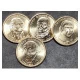 2007 Presidential Dollar 4-Coin Set BU