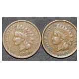 1906 & 1907 Higher Grade Indian Cents