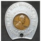 Police & Fire Union Lucky Penny Pocket Piece