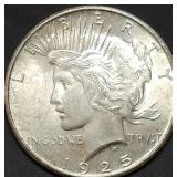 1925 Peace Silver Dollar Gem BU