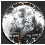 1965 Kennedy 40% Silver Half Dollar Gem BU