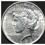 1924 Peace Silver Dollar Nice