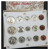 1945 PDS US Silver Type Set in Capital Holder Gem!