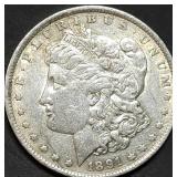 1891-O Morgan Silver Dollar