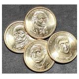 2007 Presidential Dollar 4-Coin Set BU