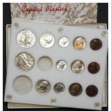 1938 US Silver Type Set in Capital Holder BU Key