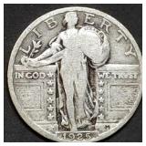 1925 Standing Liberty Silver Quarter