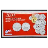 2004 Denver 11-Coin Mint Set in Envelope