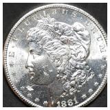 1881-S Morgan Silver Dollar Gem BU