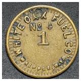 White Oak Fuel Company Coal Token W. Virginia