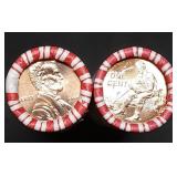 2009 Lincoln Bicentennial Penny 2 Gem BU Rolls