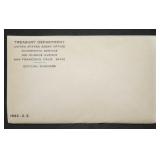 1965 Special Mint Set in Envelope, Silver Kennedy