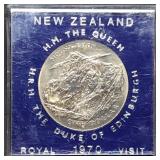 1970 New Zealand Mount Cook Comm. Dollar