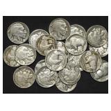 20 Nice Buffalo Nickels from Estate