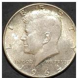 1964 Kennedy 90% Silver Half Dollar
