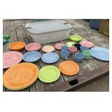 Large Lot of Fiesta Dinnerware