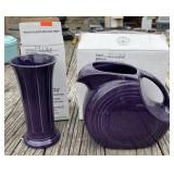 2pc Fiesta Plum Dinnerware
