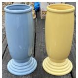 2 - Fiesta 9-3/4" Vases
