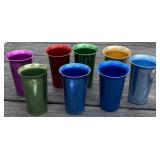 Hammered Aluminum cups