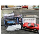 1997 Corvette w/ 2 - Display Cases
