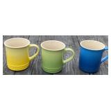 3 - Le Creuset Mugs