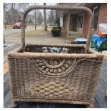 Wicker Magazine Rack
