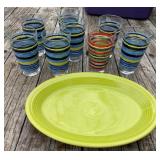 Fiesta Platter & Glasses