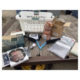 Laundry Basket w/ Picture Frames