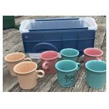 Fiesta Mugs in Flip Top Tote
